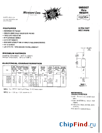 Datasheet JAN1N5809 производства Microsemi